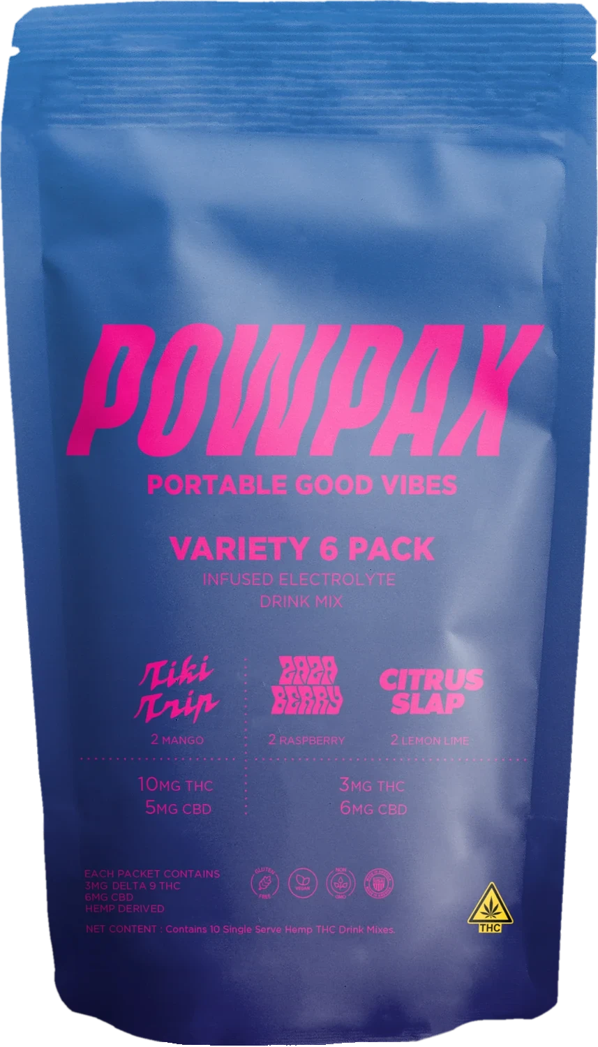 POWPAX Variety 6 Pack pouch